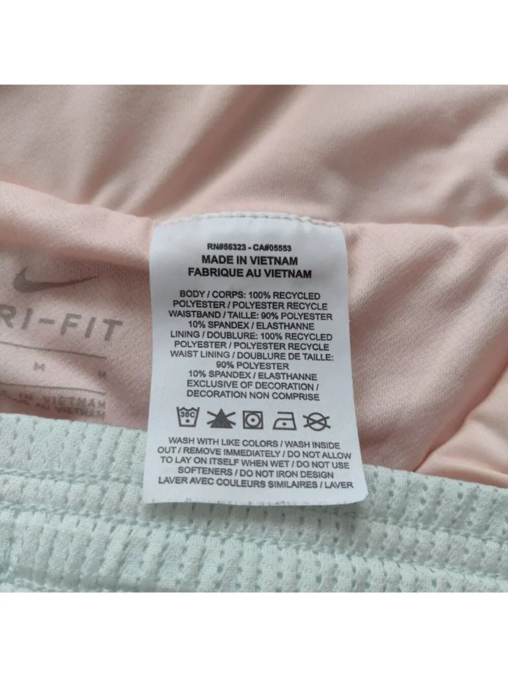 Nike Dri Fit Running Shorts M Lot of 2 Pastel Athletic Crew Gym Workout Wear